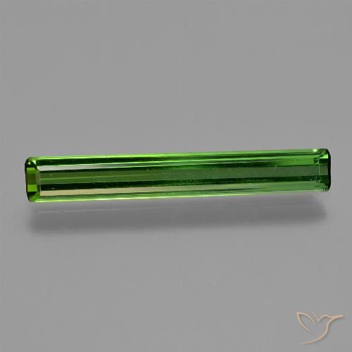 1.55ct Naturale Verde terroso Tormalina, Taglio smeraldo, VVS-VS