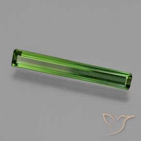 Tormalina Verde terroso naturale da 1.55 ct, Ottagonale / Taglio smeraldo, VVS-VS