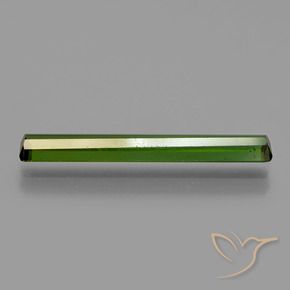 Tormalina Verde terroso naturale da 1.55 ct, Ottagonale / Taglio smeraldo, VVS-VS