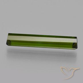 Tormalina Verde terroso naturale da 1.94 ct, Ottagonale / Taglio smeraldo, VS