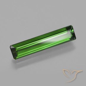 Tormalina Verde naturale da 1.80 ct, Ottagonale / Taglio smeraldo, VVS-VS