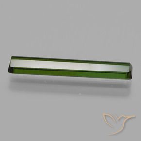 Tormalina Verde scuro naturale da 1.91 ct, Ottagonale / Taglio smeraldo, VVS-VS