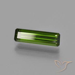 Tormalina Verde foresta naturale da 1.10 ct, Ottagonale / Taglio smeraldo, VS