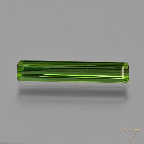 1.19ct Naturale Verde foresta Tormalina, Taglio smeraldo, VVS-VS