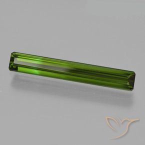 Tormalina Verde scuro naturale da 1.70 ct, Ottagonale / Taglio smeraldo, VS