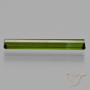Tormalina Verde scuro naturale da 1.70 ct, Ottagonale / Taglio smeraldo, VS