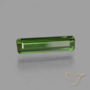 Tormalina Verde terroso naturale da 0.99 ct, Ottagonale / Taglio smeraldo, VVS-VS