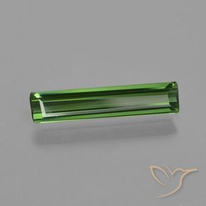 Tormalina Verde terroso naturale da 0.90 ct, Ottagonale / Taglio smeraldo, VS