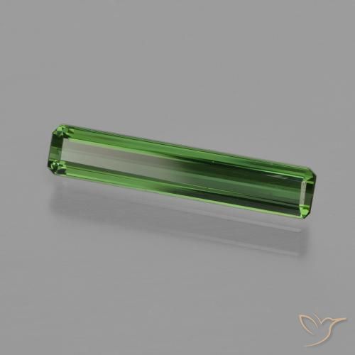 Tormalina Verde terroso naturale da 0.94 ct, Ottagonale / Taglio smeraldo, VS
