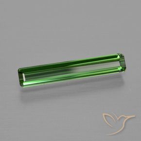Tormalina Verde scuro naturale da 0.90 ct, Ottagonale / Taglio smeraldo, VS