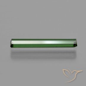 Tormalina Verde scuro naturale da 0.90 ct, Ottagonale / Taglio smeraldo, VS