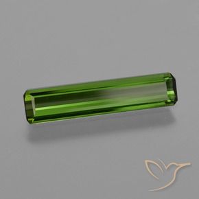Tormalina Verde terroso naturale da 1.08 ct, Ottagonale / Taglio smeraldo, VS