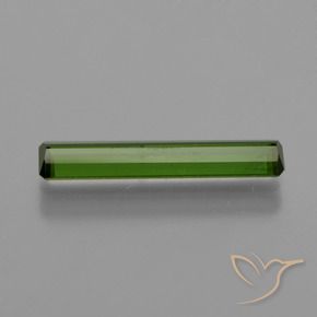 Tormalina Verde terroso naturale da 1.08 ct, Ottagonale / Taglio smeraldo, VS