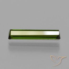 Tormalina Verde scuro naturale da 1.27 ct, Ottagonale / Taglio smeraldo, VS