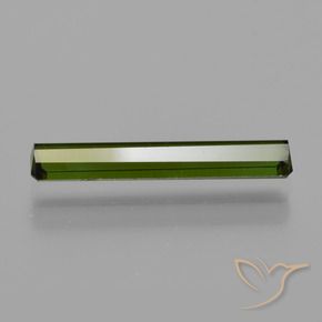 Tormalina Verde foresta naturale da 1.25 ct, Ottagonale / Taglio smeraldo, VS