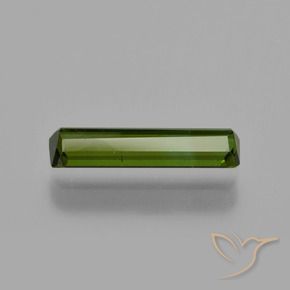 Tormalina Verde scuro naturale da 0.82 ct, Ottagonale / Taglio smeraldo, VS