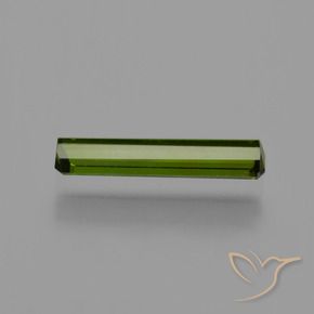Tormalina Verde medio naturale da 0.80 ct, Ottagonale / Taglio smeraldo, VVS-VS