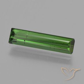 Tormalina Verde medio naturale da 1.35 ct, Ottagonale / Taglio smeraldo, VS-SI