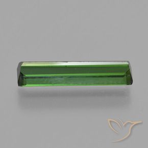 Tormalina Verde medio naturale da 1.35 ct, Ottagonale / Taglio smeraldo, VS-SI