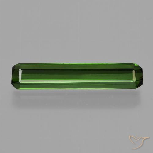 Tormalina Verde medio naturale da 1.73 ct, Ottagonale / Taglio smeraldo, VVS-VS