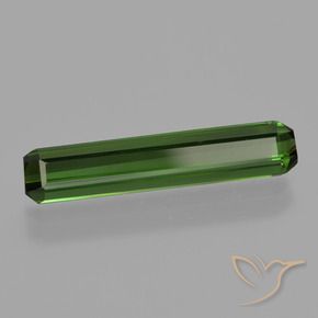 Tormalina Verde medio naturale da 1.73 ct, Ottagonale / Taglio smeraldo, VVS-VS