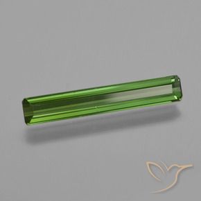 Tormalina Verde scuro naturale da 0.83 ct, Ottagonale / Taglio smeraldo, VVS-VS
