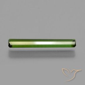 Tormalina Verde scuro naturale da 0.83 ct, Ottagonale / Taglio smeraldo, VVS-VS