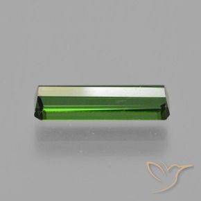 Tormalina Verde scuro naturale da 1.35 ct, Ottagonale / Taglio smeraldo, VVS-VS