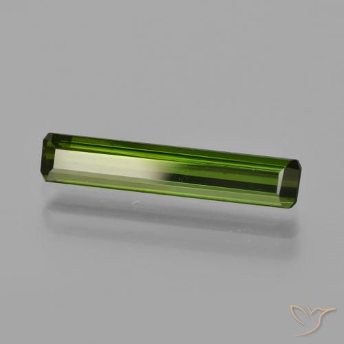 Tormalina Verde foresta naturale da 1.37 ct, Ottagonale / Taglio smeraldo, VVS-VS