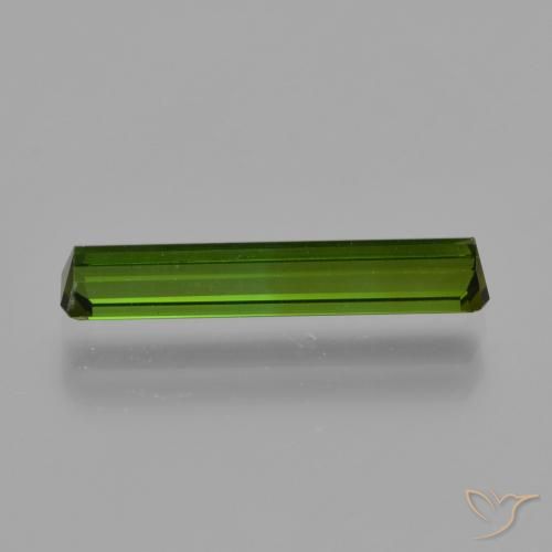 Tormalina Verde foresta naturale da 1.37 ct, Ottagonale / Taglio smeraldo, VVS-VS