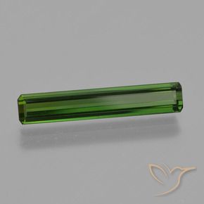 Tormalina Verde scuro naturale da 1.33 ct, Ottagonale / Taglio smeraldo, VVS-VS