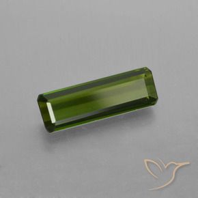 Tormalina Verde foresta naturale da 0.92 ct, Ottagonale / Taglio smeraldo, VS
