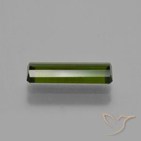 Tormalina Verde foresta naturale da 0.92 ct, Ottagonale / Taglio smeraldo, VS