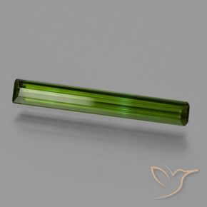 Tormalina Verde foresta naturale da 0.96 ct, Ottagonale / Taglio smeraldo, VVS-VS