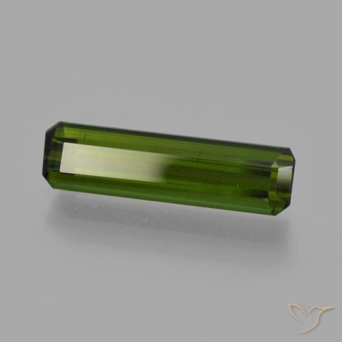 Tormalina Verde foresta naturale da 1.80 ct, Ottagonale / Taglio smeraldo, VS