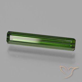 Tormalina Verde scuro terroso naturale da 1.80 ct, Ottagonale / Taglio smeraldo, VS