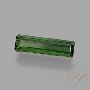 Tormalina Verde scuro naturale da 1.20 ct, Ottagonale / Taglio smeraldo, VVS-VS