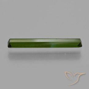 Tormalina Verde medio naturale da 1.24 ct, Ottagonale / Taglio smeraldo, VS
