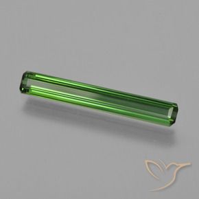 Tormalina Verde medio-scuro naturale da 1.58 ct, Ottagonale / Taglio smeraldo, VS