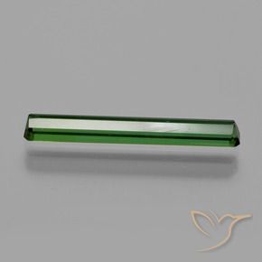 Tormalina Verde medio-scuro naturale da 1.58 ct, Ottagonale / Taglio smeraldo, VS