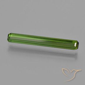 Tormalina Verde foresta naturale da 1.27 ct, Ottagonale / Taglio smeraldo, VS
