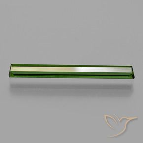 Tormalina Verde scuro naturale da 1.47 ct, Ottagonale / Taglio smeraldo, VVS-VS