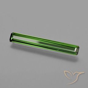 Tormalina Verde foresta naturale da 1.38 ct, Ottagonale / Taglio smeraldo, VS