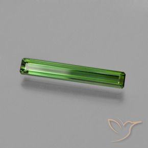 Tormalina Verde scuro naturale da 1.20 ct, Ottagonale / Taglio smeraldo, VVS-VS