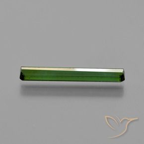 Tormalina Verde scuro naturale da 1.20 ct, Ottagonale / Taglio smeraldo, VVS-VS