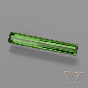 Tormalina Verde medio-scuro naturale da 1.24 ct, Ottagonale / Taglio smeraldo, VS