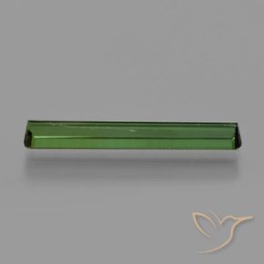 Tormalina Verde medio-scuro naturale da 1.24 ct, Ottagonale / Taglio smeraldo, VS