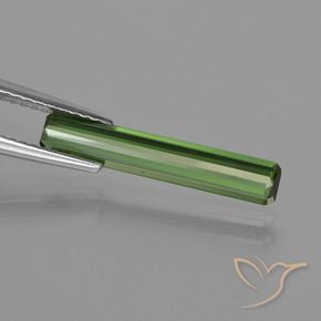 Tormalina Verde medio naturale da 1.21 ct, Ottagonale / Taglio smeraldo, VS