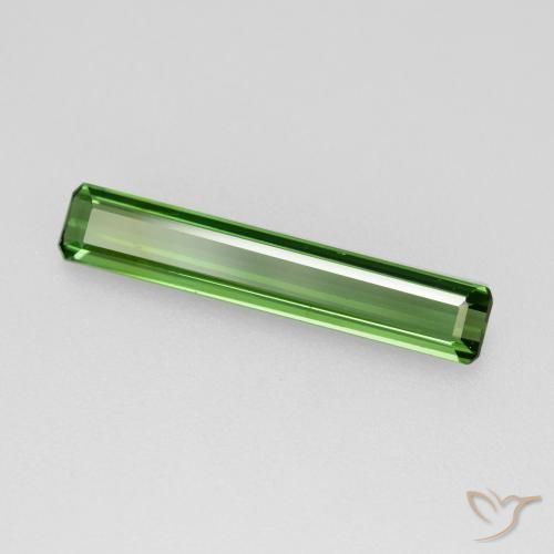1.20ct Naturale Verde medio Tormalina, Taglio smeraldo, VVS-VS