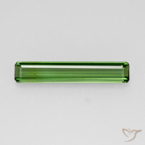 Tormalina Verde medio naturale da 1.20 ct, Ottagonale / Taglio smeraldo, VVS-VS